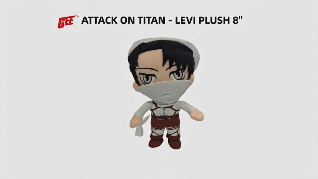 Attack On Titan - Levi Ackerman Plush 8"H