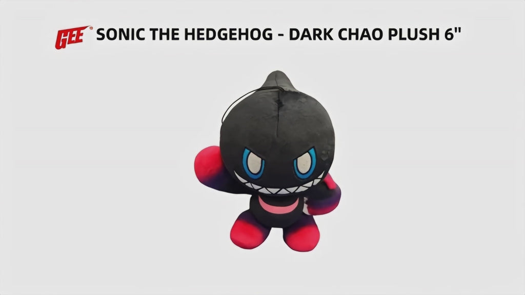 Sonic Hedgehog - Dark Chao Plush 6"H