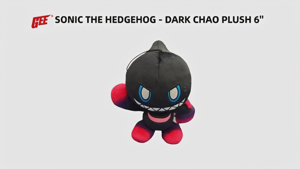 Sonic Hedgehog - Dark Chao Plush 6"H