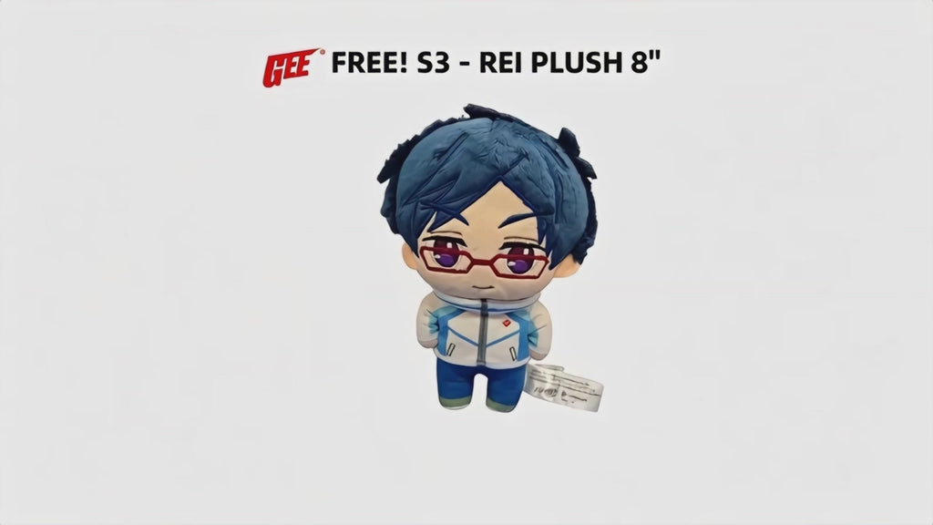 Free! S3 - Rei Ryugazaki Plush 8"H