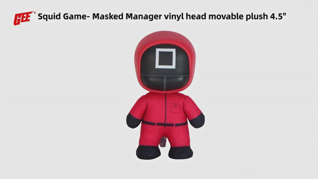 Squid Game - Masked Managers (Square) Figurekey Plush 4.5" H