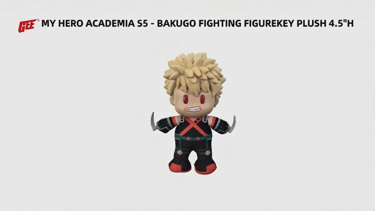 My Hero Academia - Katsuki Bakugo (Hero Costume) Figurekey Plush 4.5" H