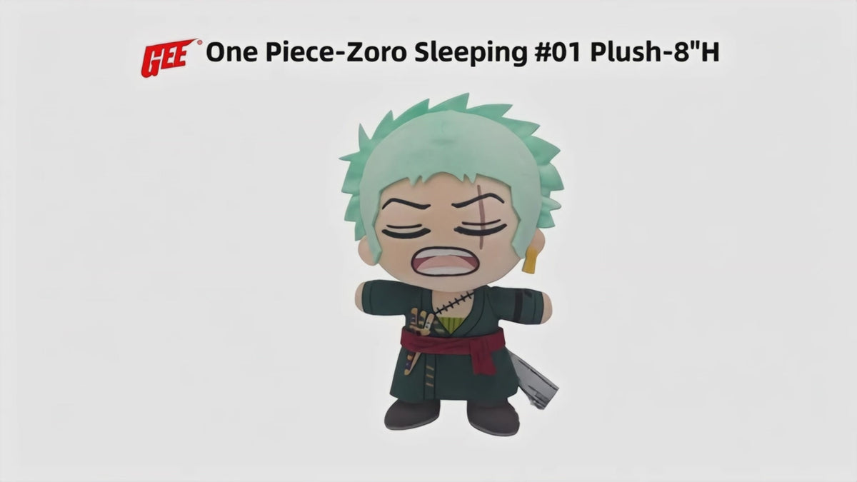 One Piece - Roronoa Zoro (Sleeping) Plush 8"