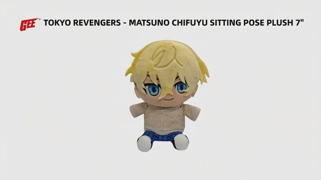Tokyo Revengers - Matsuno Chifuyu Sitting Pose Plush 7"H