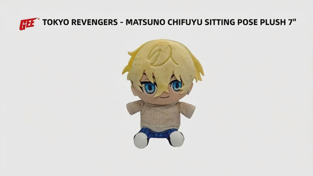 Tokyo Revengers - Matsuno Chifuyu Sitting Pose Plush 7"H