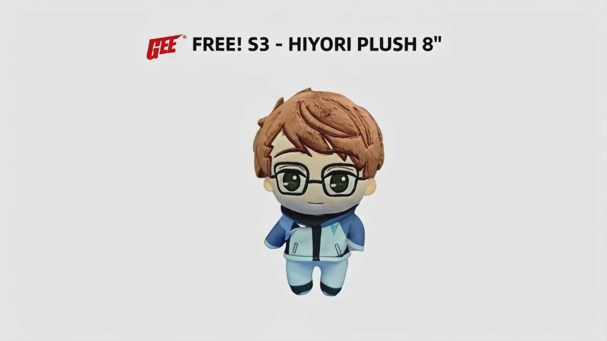 Free! S3 - Hiyori Tono Plush 8"H