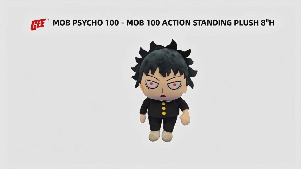 Mob Psycho 100 - Mob "Shigeo Kageyama" Rage Plush 8"H