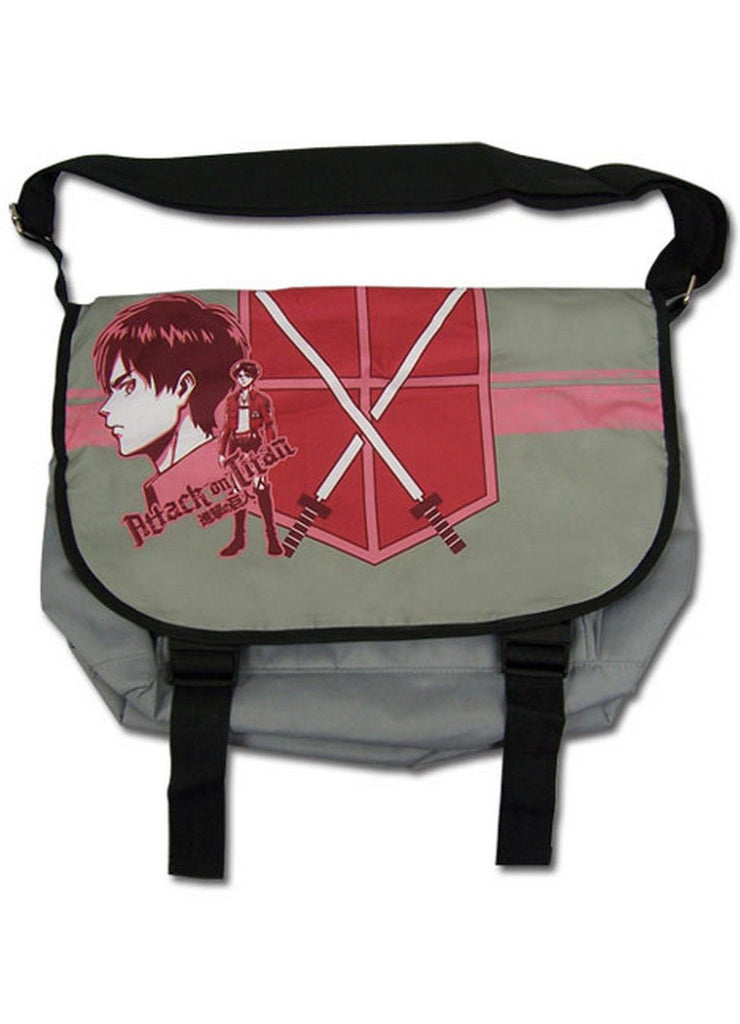 Attack on Titan - Eren Yeager Red Messenger Bag - Great Eastern Entertainment