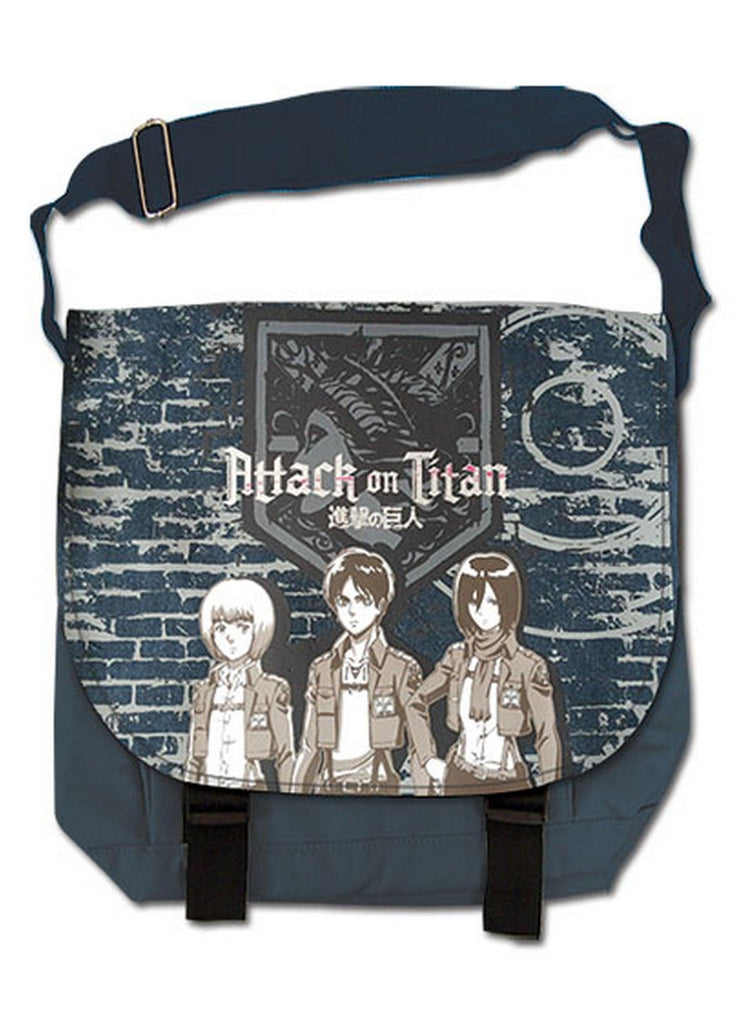 Attack on Titan - Group & Wall Messenger Bag - Great Eastern Entertainment