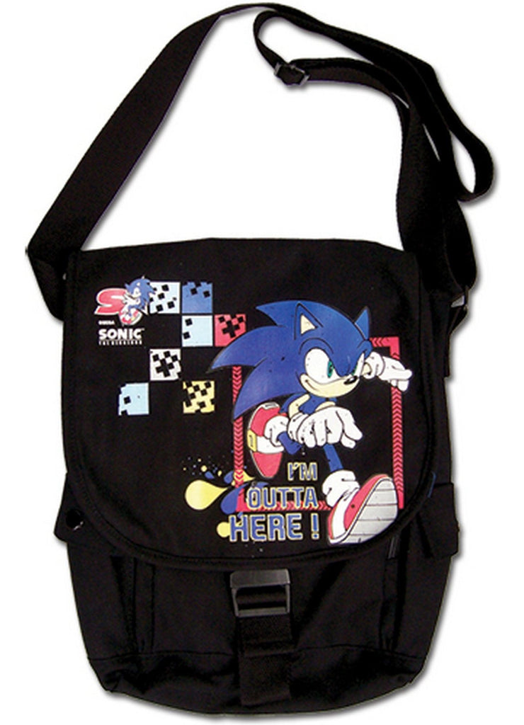 Sonic Hedgehog Sonic Run Away Messenger Bag