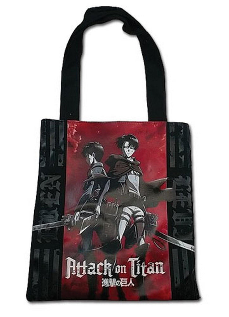 Attack on Titan - Eren Yeager & Levi Ackerman Tote Bag - Great Eastern Entertainment