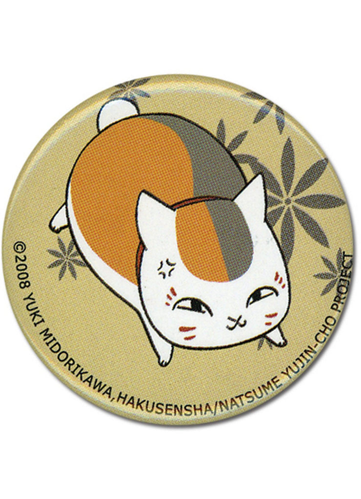 Natsume's Book Of Friends - Running Nyanko-sensei (Madara) Button 1.25" - Great Eastern Entertainment