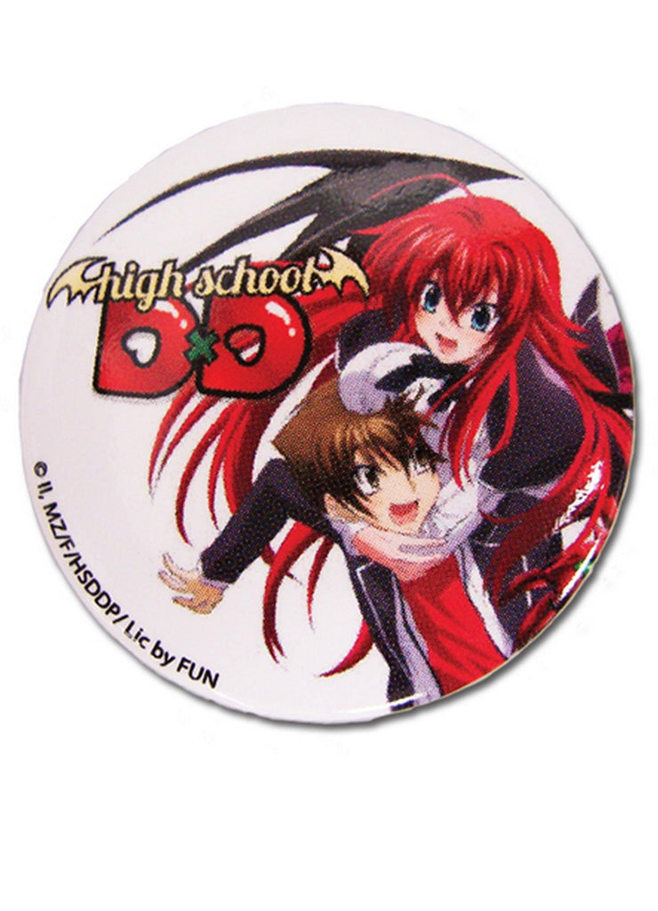 High School DxD - Issei Hyoudou & Rias Gremory Button 1.25" - Great Eastern Entertainment