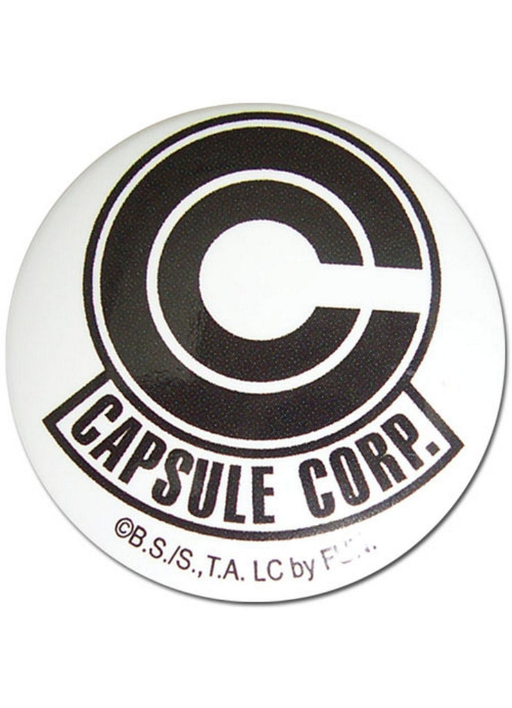 Dragon Ball Z - Capsule Corp Button - Great Eastern Entertainment