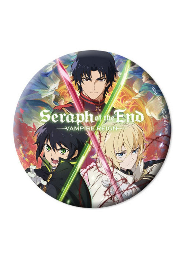 Seraph Of The End- Yuichiro Mikaela & Guren Button 1.25'