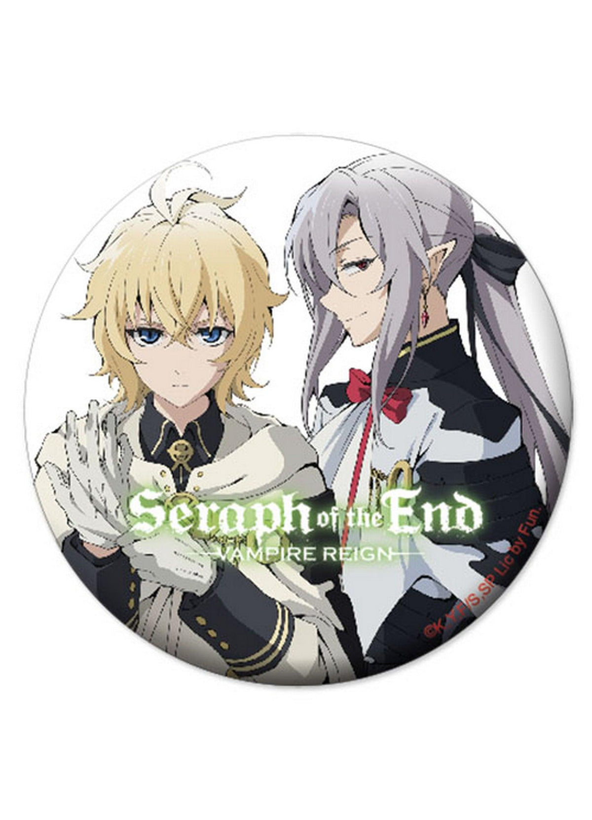 Seraph Of The End- Yuichiro & Ferid Button 1.25'