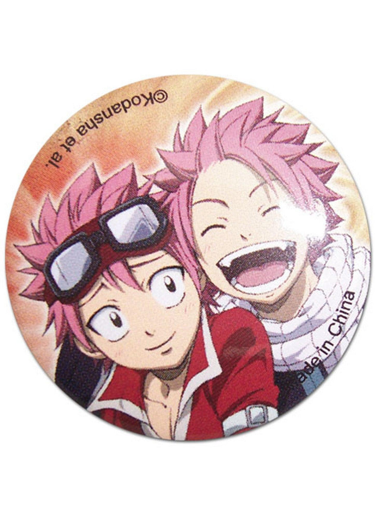 Fairy Tail- Natsu Button