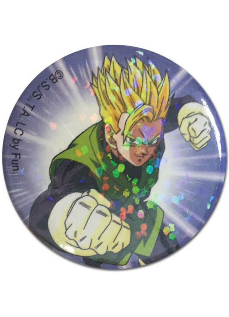 Dragon Ball Z - Super Saiyan Son Gohan Ultimate Glitter Button - Great Eastern Entertainment