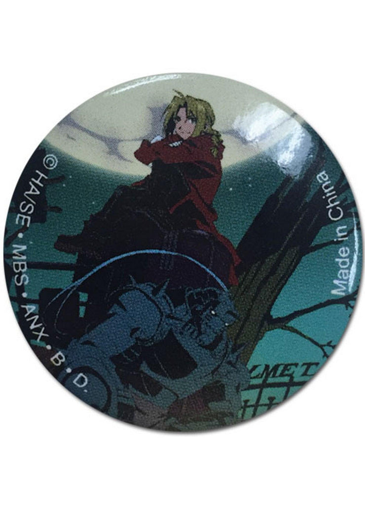 Fullmetal Alchemist - Edward Elric "Ed" And Alphonse Elric "Al" Camp Button - Great Eastern Entertainment