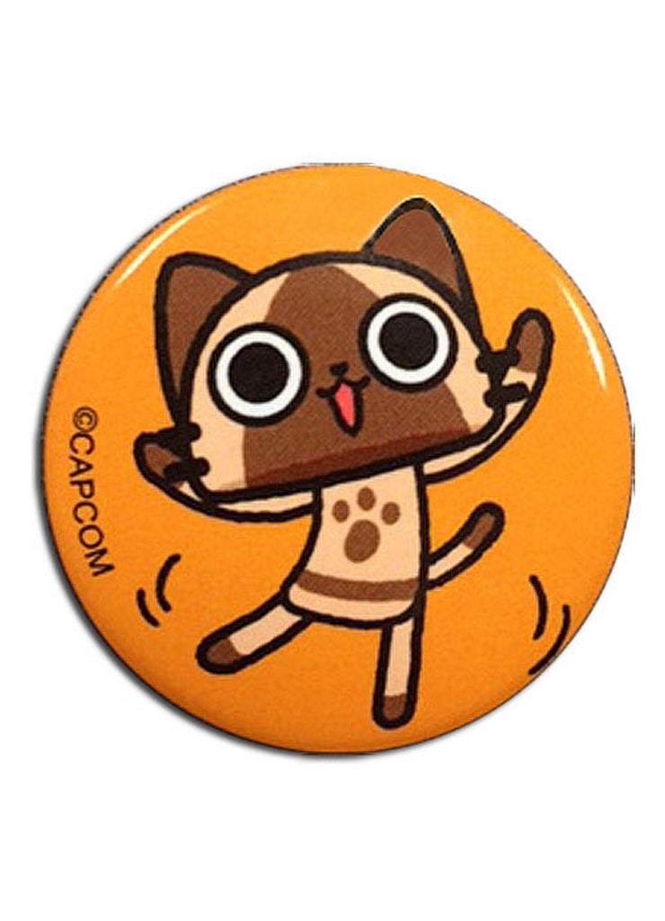 Airou From The Monster Hunter - Airou Dance Button 1.25" - Great Eastern Entertainment