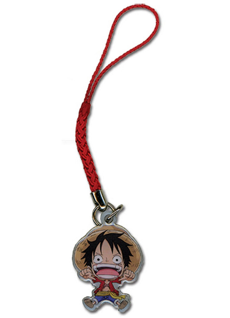 One Piece - Monkey D. Luffy Metal Cell Phone Charm - Great Eastern Entertainment