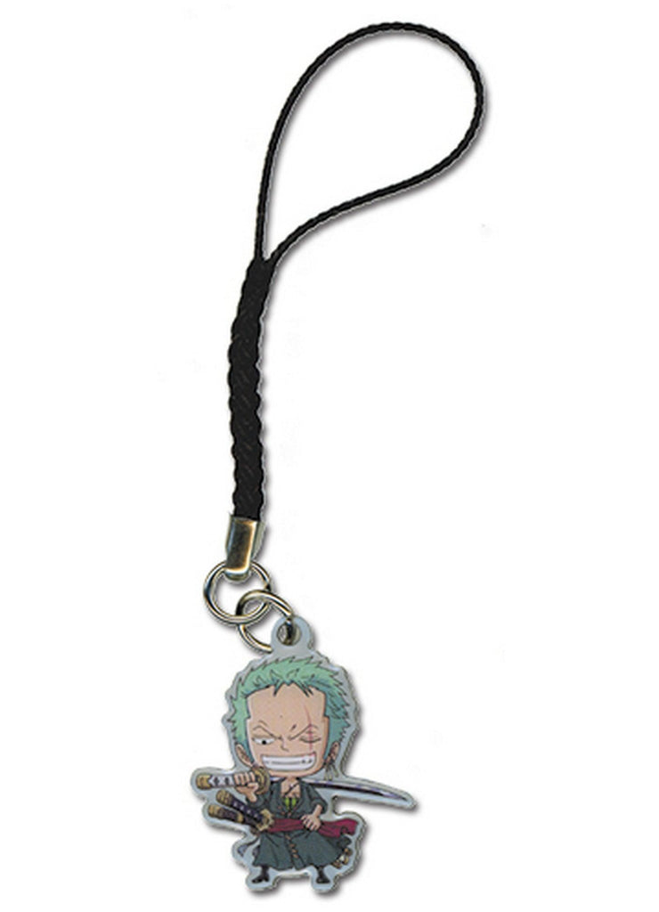 One Piece - Roronoa Zoro Metal Cell Phone Charm - Great Eastern Entertainment