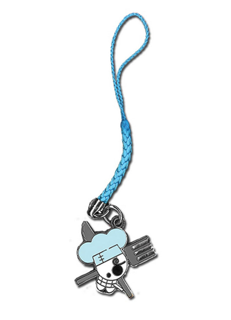 One Piece - Vinsmoke Sanji Jolly Roger Skull Metal Cell Phone Charm - Great Eastern Entertainment