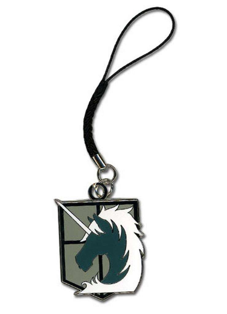Attack on Titan - Military Police Emblem Cell Phone Charm - Great Eastern Entertainment