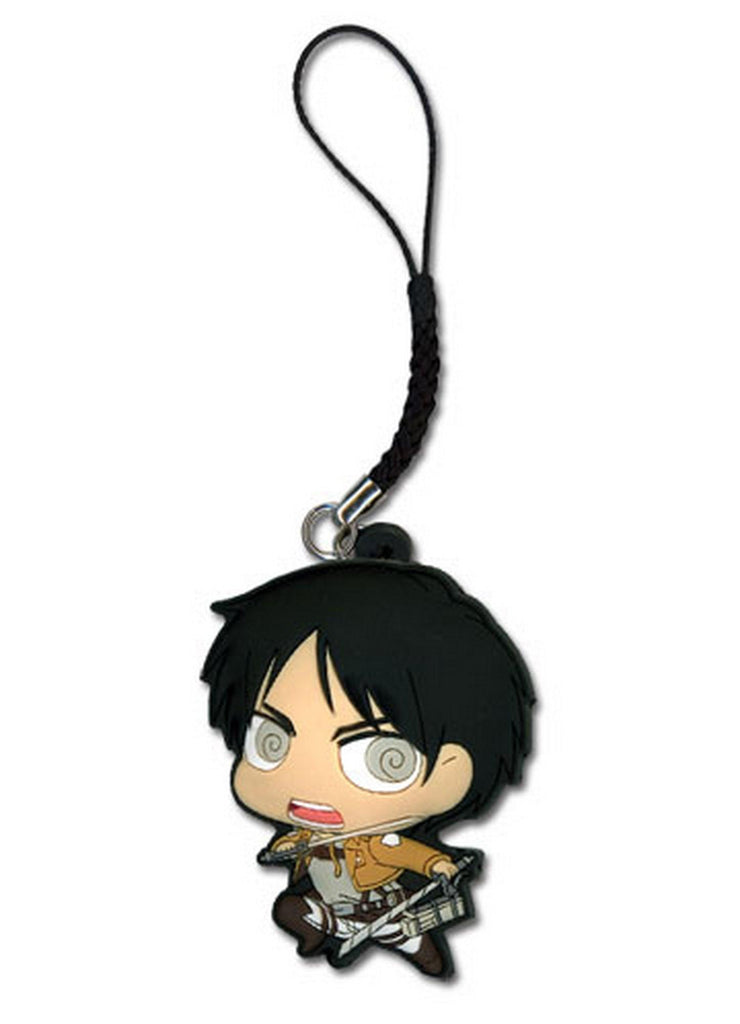 Attack on Titan - SD Eren Yeager PVC Cell Phone Charm - Great Eastern Entertainment