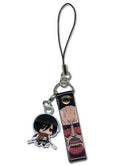 Attack on Titan - Mikasa Ackerman SD Metal Cell Phone Charm - Great Eastern Entertainment