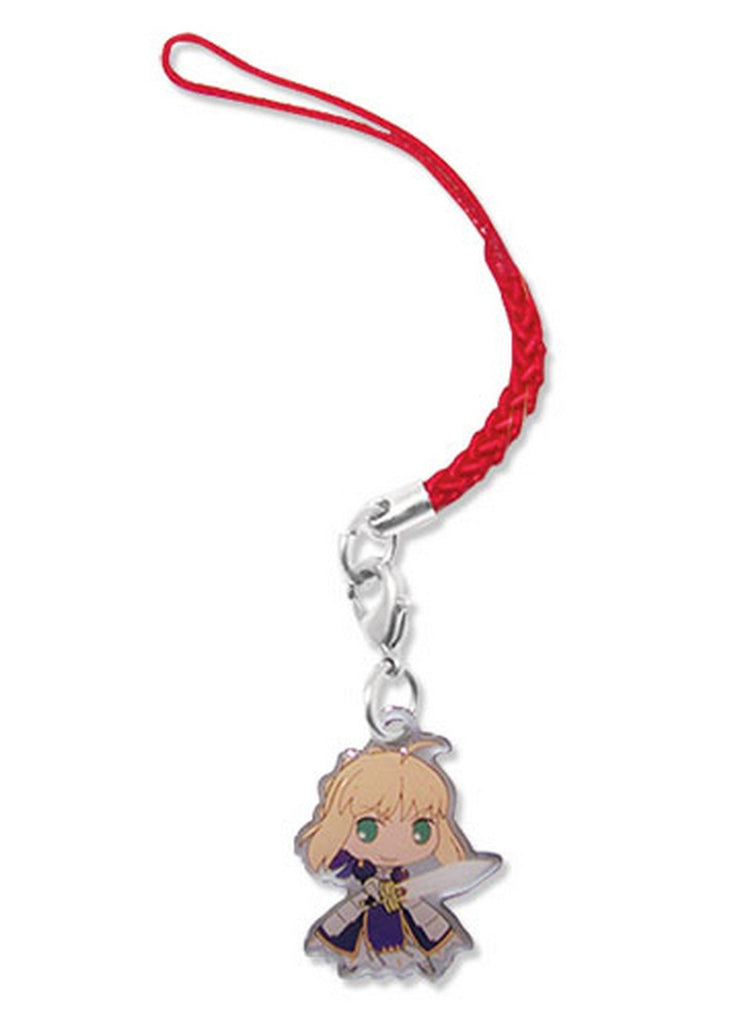 Fate/stay night - Saber SD Metal Cell Phone Charm - Great Eastern Entertainment