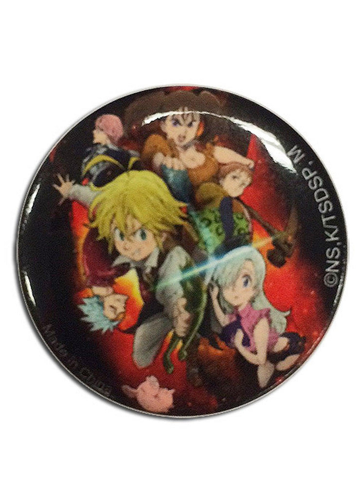 The Seven Deadly Sins- Key Art 1.25" Button