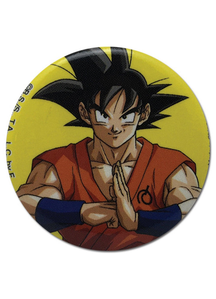 Dragon Ball Super - Son Goku With Whis Uniform Button 1.25" - Great Eastern Entertainment