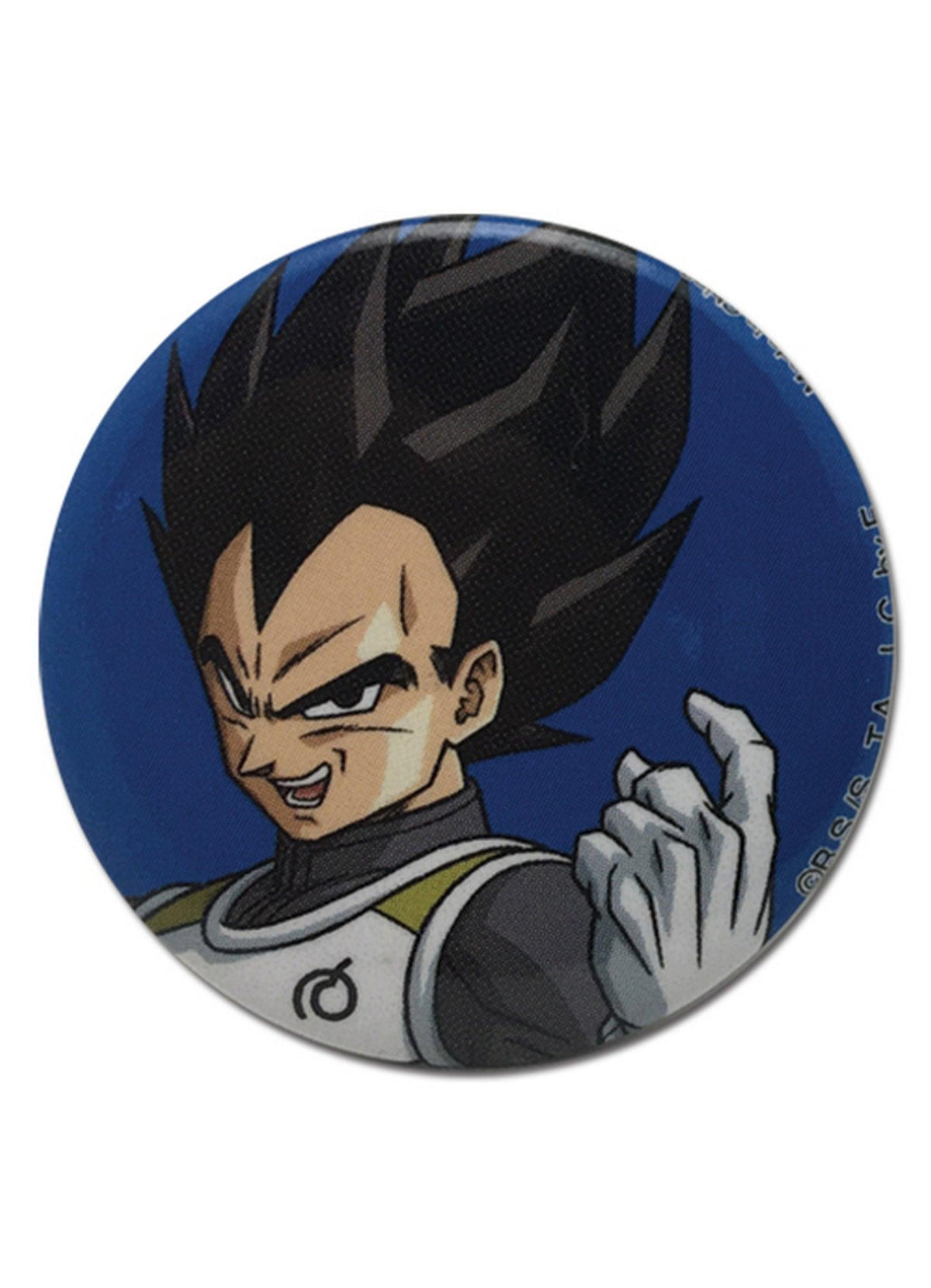 Dragon Ball Super - Vegeta Provoke Button 1.25" - Great Eastern Entertainment