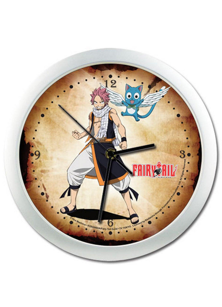 Fairy Tail - Natsu Dragneel & Happy Wall Clock - Great Eastern Entertainment