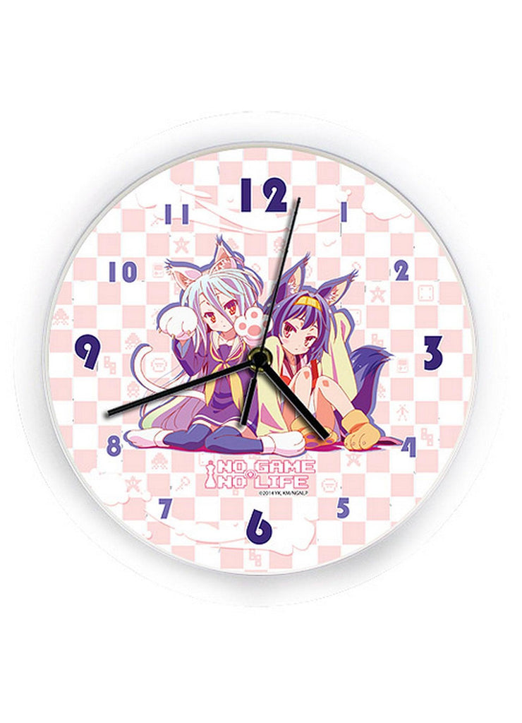 No Game No Life - Shiro & Izuna Hatsuse Wall Clock - Great Eastern Entertainment