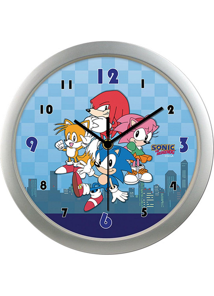 Sonic Classic- Main Group With City Wall Clock