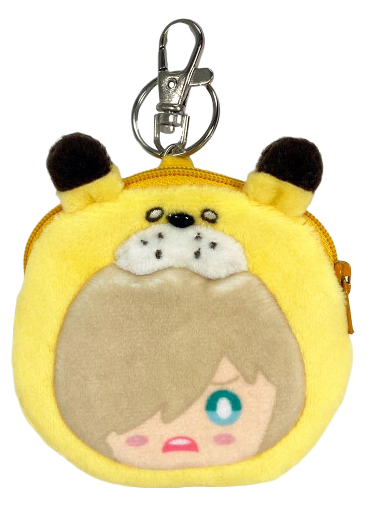 Yuri!!! On Ice- Turio Tiger Face Plush Coin Purse H3.25"