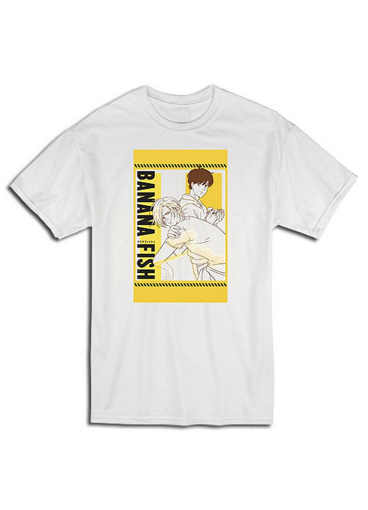 Banana Fish - Ash Lynx & Eiji Okumura's Yellow Art Men's T-Shirt
