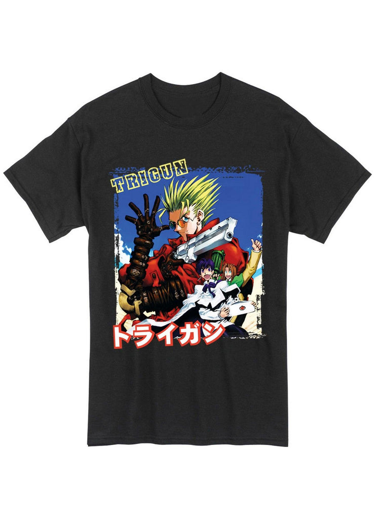 Trigun - Vash The Stampede, Meryl Stryfe & Milly Thompson Screen Print Men's T-Shirt