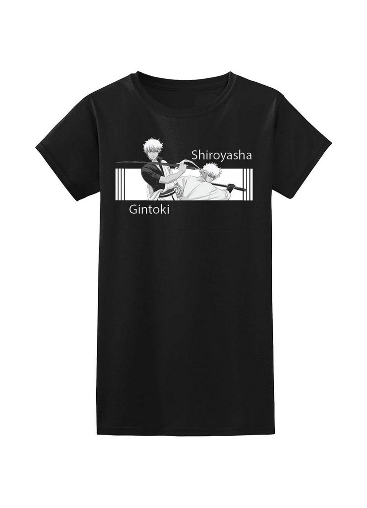 Gintama S3 - Gintoki Sakata And Shiroyasha Jrs Screen Print T-Shirt