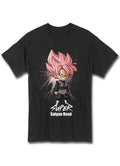 Dragon Ball Super - Super Saiyan Rose Son Goku Black Men's Print T-Shirt