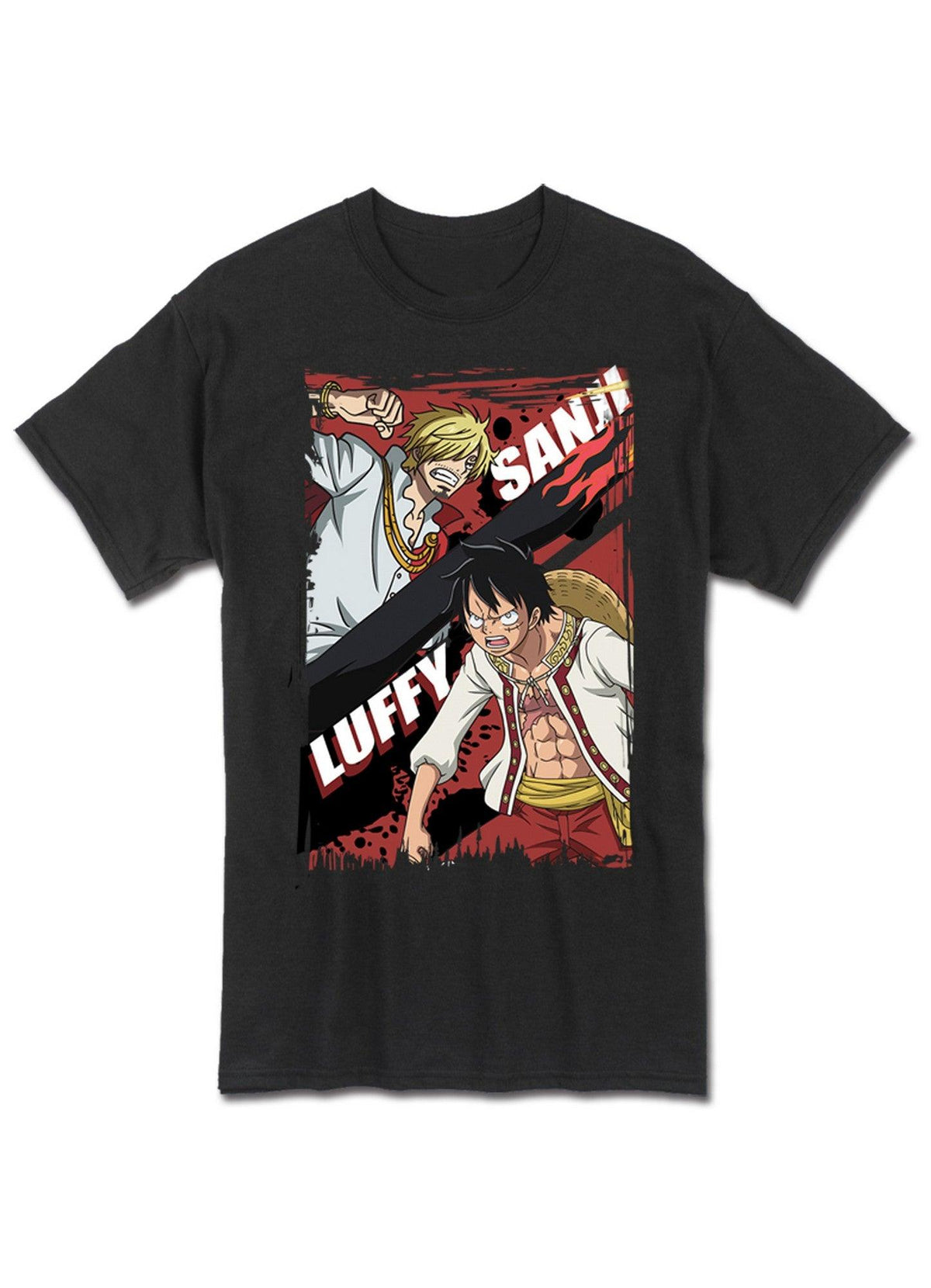 One Piece - Vinsmoke Sanji Vs Monkey D. Luffy Men's T-Shirt
