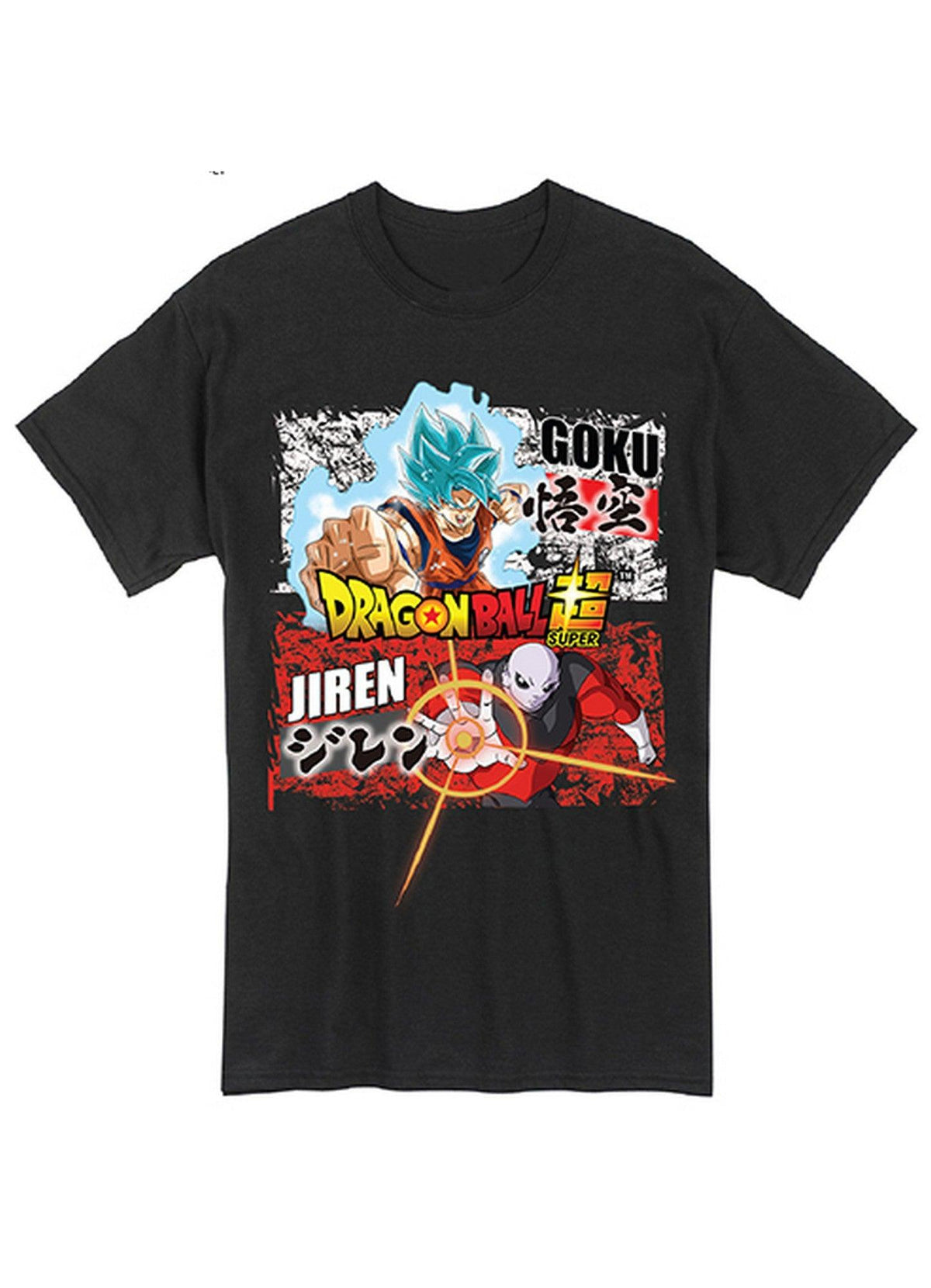 Dragon Ball Super - Son Goku & Jiren White Men's T-Shirt