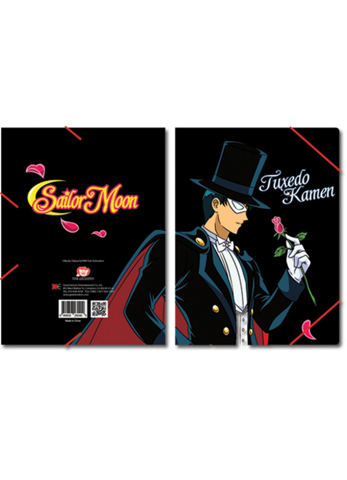 Sailor Moon - Tuxedo Elastic Band File Folder - Great Eastern Entertainment