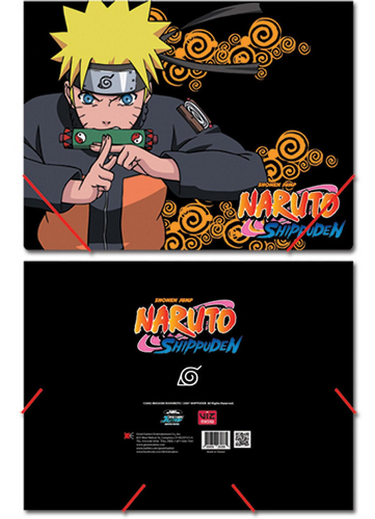 Naruto Shippuden - Group Elastic Band PP Document Folder - Great Eastern Entertainment