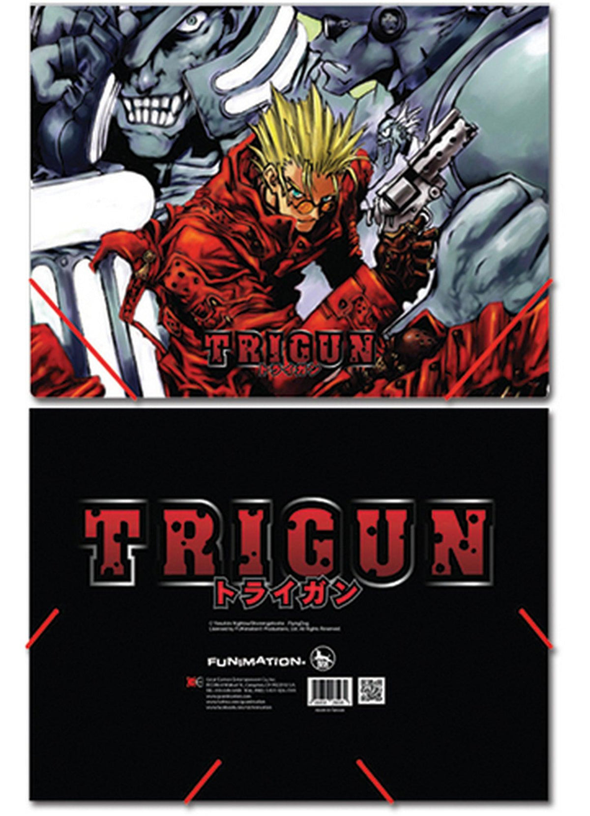 Trigun - Group Elastic Band PP Document File Folder - Great Eastern Entertainment