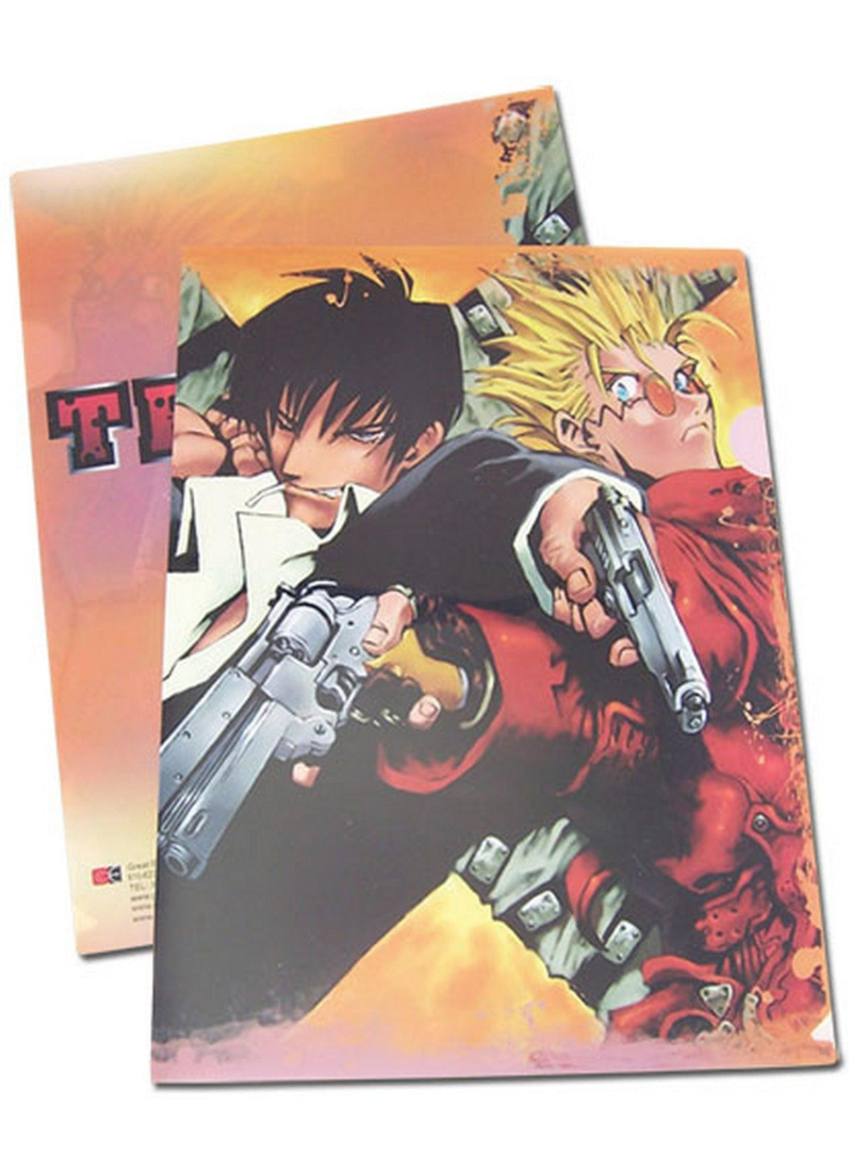 Trigun - Vash The Stampede And Nicholas File Folder (5 Pcs) - Great Eastern Entertainment
