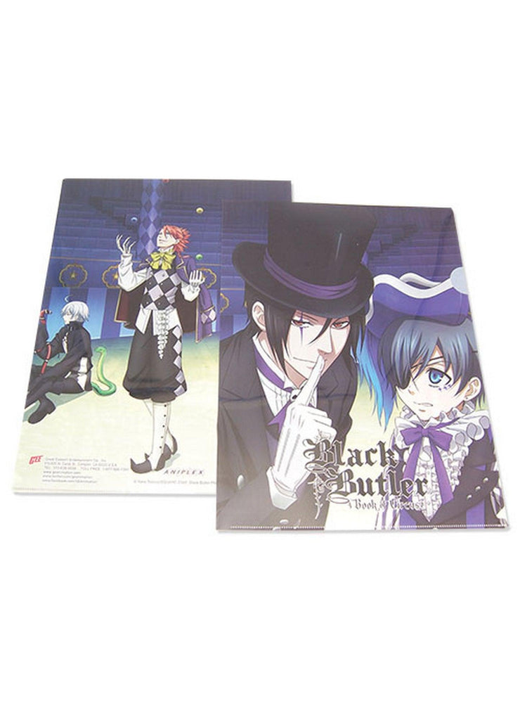 Black Butler Book Of Circus - Group File Folder (5 Pcs) - Great Eastern Entertainment