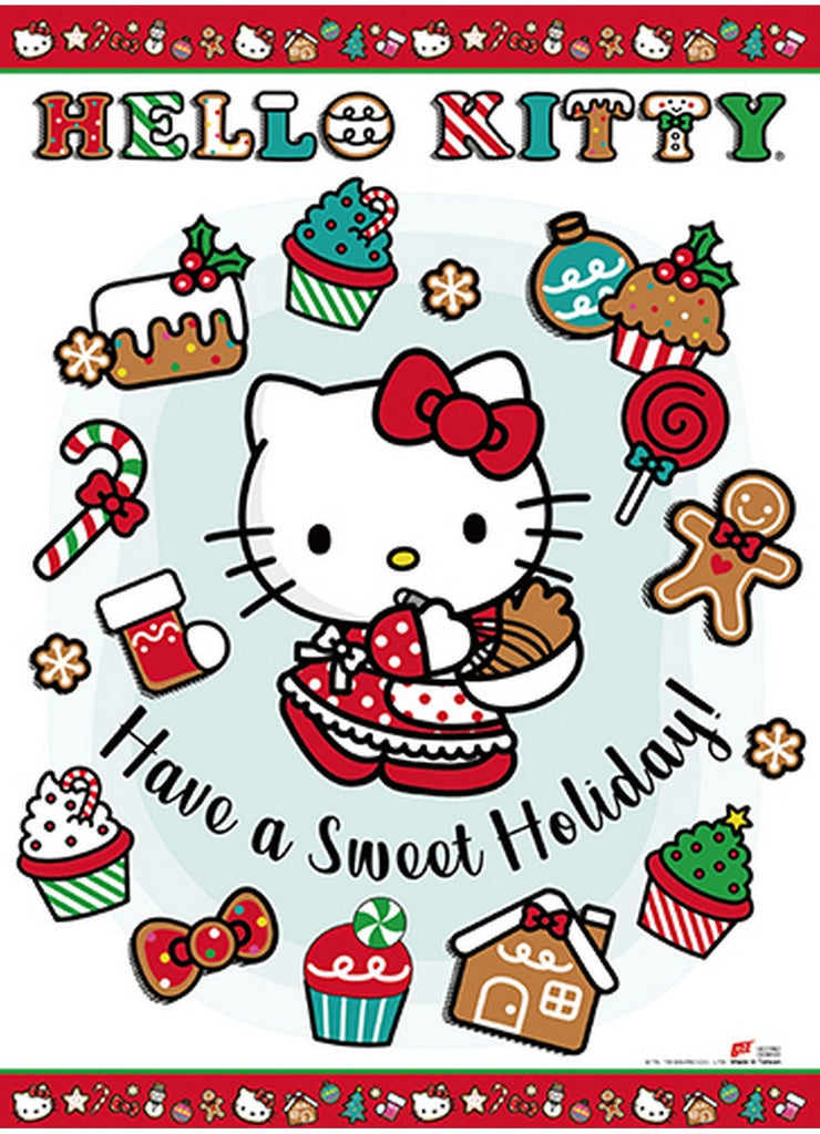 Hello Kitty - Sweet Holiday Wall Scroll 31"W x 43"H